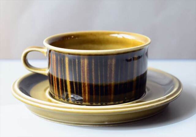 ARABIA アラビア コスモス ティーカップ＆ソーサー KOSMOS 北欧食器 フィンランド ヴィンテージ アンティーク_260217