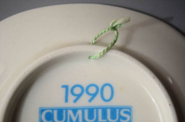 ARABIA CUMULUS 1990 ミニプレート アラビア クムルス Heikki Orvola 飾り皿 北欧 ヴィンテージ アンティーク_260218