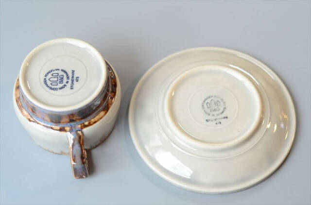 デンマーク製 クイストゴー MEXICO ティーカップ＆ソーサー メキシコ B&G J.H.Quistgaard 北欧ヴィンテージ アンティーク_260302