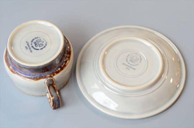 デンマーク製 クイストゴー MEXICO ティーカップ＆ソーサー メキシコ B&G J.H.Quistgaard 北欧ヴィンテージ アンティーク_260302