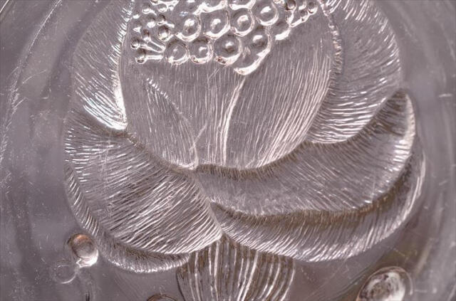フィンランド製 Nuutajarvi ARABIA Pioni 21cm ガラスプレート