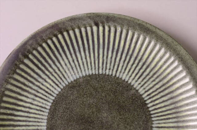 デンマーク製 LOVEMOSE 17cm プレート お皿 ロウエモーズ Grasten 北欧 陶器 アンティーク ヴィンテージ_260304