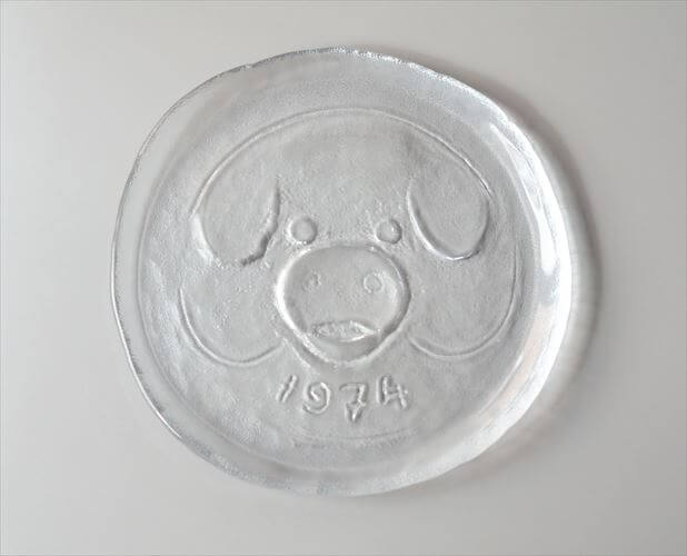 Humppila 1974年 ガラスプレート 21cm お皿 フンピラ クリスマス アニバーサリープレート 北欧 ヴィンテージ_260309