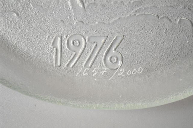Humppila 1976年 ガラスプレート 25cm お皿 フンピラ クリスマス アニバーサリープレート 北欧 ヴィンテージ_260309