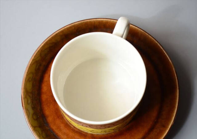 スウェーデン製 Gefle EK カップ＆ソーサー ゲフレ エーク Upsara Ekeby 北欧食器 磁器 陶器 アンティーク_260312