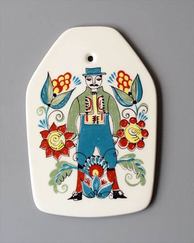 ノルウェー製 Figgjo Saga かわいいチーズボード 陶板 オブジェ Turi Gramstad Oliver 北欧 ヴィンテージ アンティーク