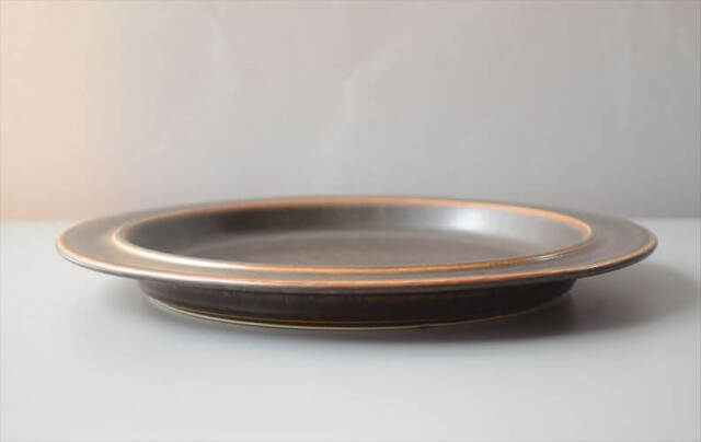 ARABIA アラビア Ruska 25cm プレート お皿 ルスカ 北欧食器 フィンランド 陶器 北欧 ヴィンテージ アンティーク_260414