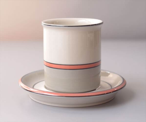 ARABIA アラビア aslak カップ&ソーサー 7.5cm高 アスラク 北欧食器 フィンランド ヴィンテージ アンティーク_260417