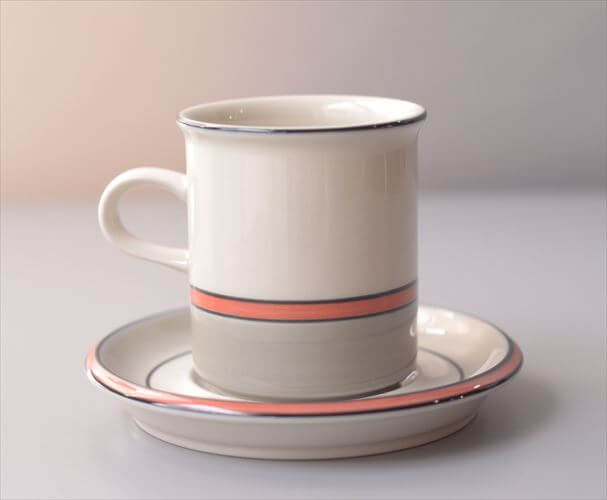 ARABIA アラビア aslak カップ&ソーサー 7.5cm高 アスラク 北欧食器 フィンランド ヴィンテージ アンティーク_260417