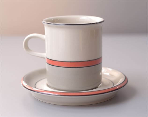 ARABIA アラビア aslak カップ&ソーサー 7.5cm高 アスラク 北欧食器 フィンランド ヴィンテージ アンティーク_260417