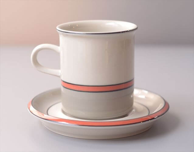 ARABIA アラビア aslak カップ&ソーサー 7.5cm高 アスラク 北欧食器 フィンランド ヴィンテージ アンティーク_260417