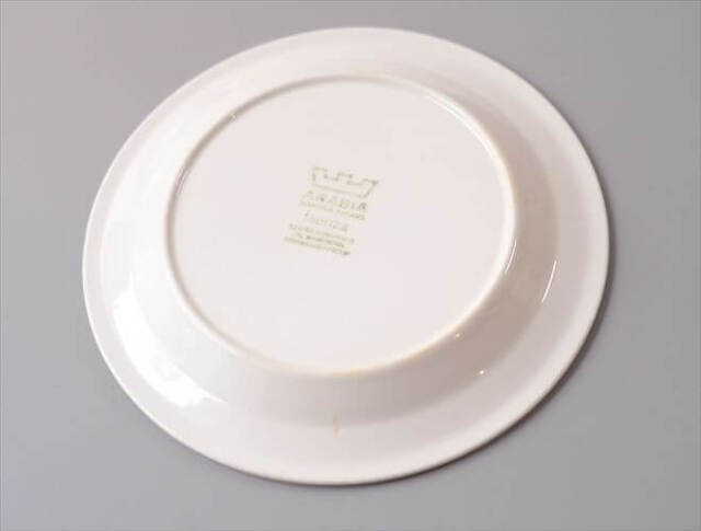 ARABIA アラビア faenza 17cm プレート お皿 ファエンツァ 北欧 食器 フィンランド 陶器 ヴィンテージ アンティーク_260417