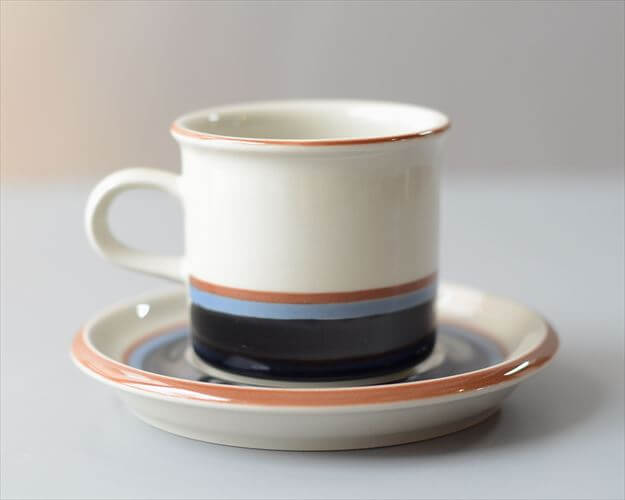 ARABIA アラビア Taika カップ&ソーサー タイカ 北欧食器 フィンランド ヴィンテージ アンティーク_260422