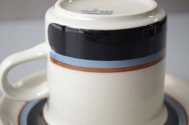 ARABIA アラビア Taika カップ&ソーサー タイカ 北欧食器 フィンランド ヴィンテージ アンティーク_260422