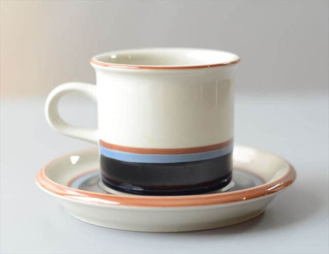 ARABIA アラビア Taika カップ&ソーサー タイカ 北欧食器 フィンランド ヴィンテージ アンティーク_260422