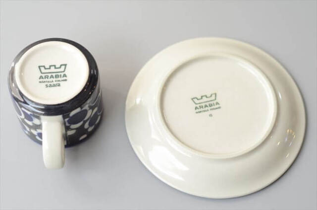 ARABIA アラビア Saara カップ＆ソーサー サーラ 北欧食器 フィンランド 北欧 ヴィンテージ アンティーク_260513