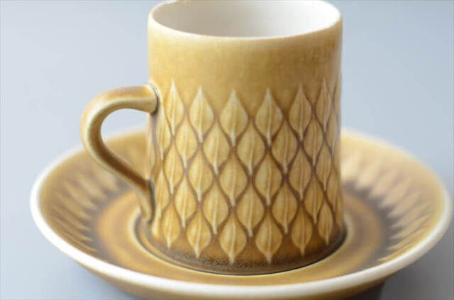 デンマーク製 クイストゴー レリーフ カップ&ソーサー relief B&G Bing & Grondahl J.H.Quistgaard 北欧ヴィンテージ _260513
