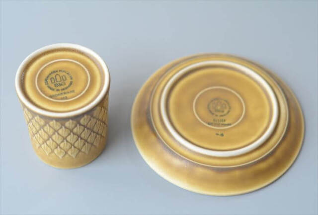 デンマーク製 クイストゴー レリーフ カップ&ソーサー relief B&G Bing & Grondahl J.H.Quistgaard 北欧ヴィンテージ _260513