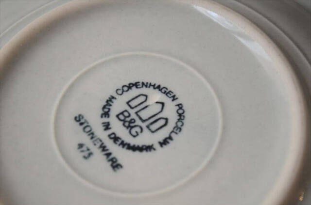 デンマーク製 クイストゴー columbia ティーカップ＆ソーサー コロンビア B&G J.H.Quistgaard 北欧ヴィンテージ _260514