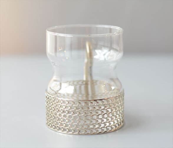 iittala イッタラ Tsaikka ツァイッカ グラスカップ クリア×シルバー