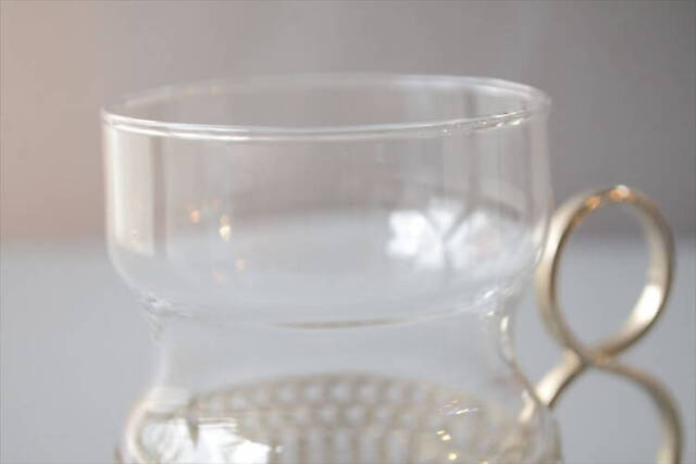 iittala イッタラ Tsaikka ツァイッカ グラスカップ クリア×シルバー