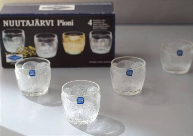 フィンランド製 NUUTAJARVI ARABIA Pioni ショットグラス 30ml
