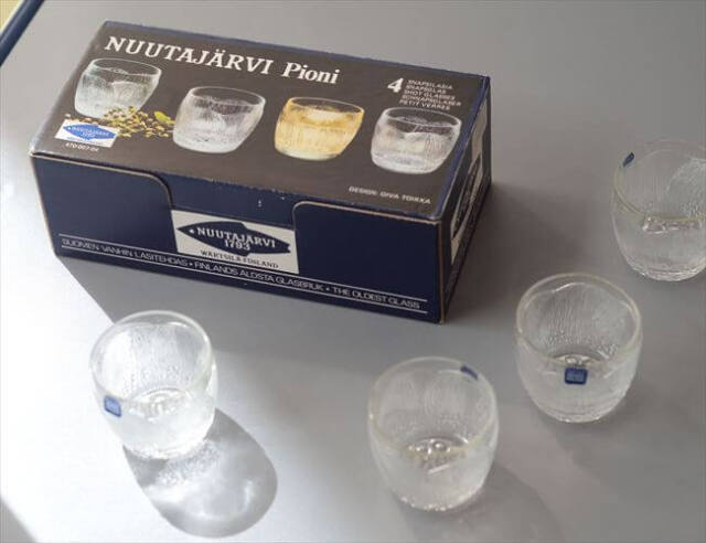 フィンランド製 NUUTAJARVI ARABIA Pioni ショットグラス 30ml