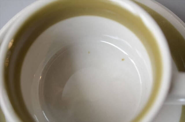 ARABIA アラビア Oliivi デミタスカップ&ソーサー オリーヴィ 北欧食器 フィンランド ヴィンテージ アンティーク_260604