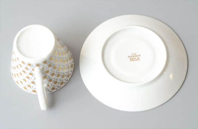 ARABIA アラビア Mekka カップ&ソーサー メッカ Esteri Tomula 北欧食器 フィンランド ヴィンテージ アンティーク_260605