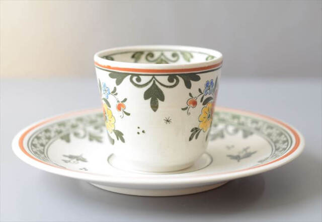 ドイツ製 VILLEROY&BOCH Alt Amsterdam カップ&ソーサー ビレロイ＆ボッホ 陶器 アンティーク ヴィンテージ_260610