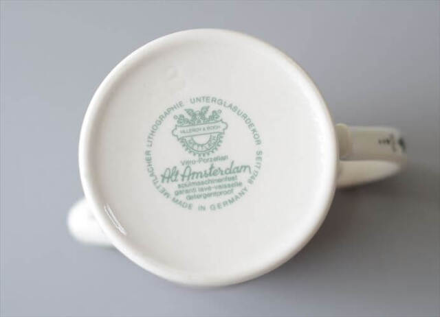 ドイツ製 VILLEROY&BOCH Alt Amsterdam クリーマー ミルクポット ビレロイ＆ボッホ 陶器 アンティーク ヴィンテージ_260610