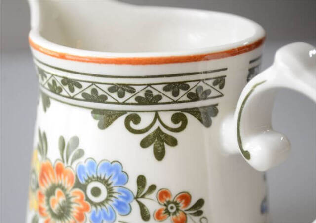 ドイツ製 VILLEROY&BOCH Alt Amsterdam クリーマー ミルクポット ビレロイ＆ボッホ 陶器 アンティーク ヴィンテージ_260610