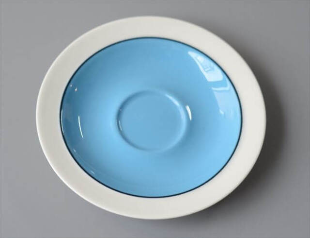 ARABIA アラビア Harlekin Turquoise カップ&ソーサー ハレキン Inkeri Leivo 北欧食器 フィンランド ヴィンテージ_260616