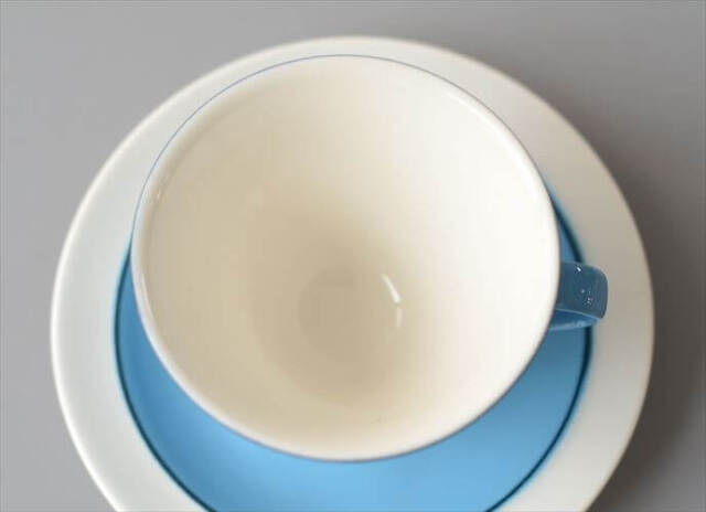 ARABIA アラビア Harlekin Turquoise カップ&ソーサー ハレキン Inkeri Leivo 北欧食器 フィンランド ヴィンテージ_260616