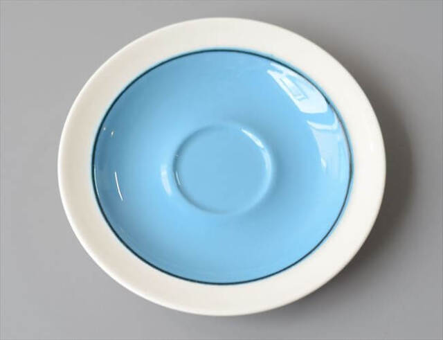 ARABIA アラビア Harlekin Turquoise カップ&ソーサー ハレキン Inkeri Leivo 北欧食器 フィンランド ヴィンテージ_260616