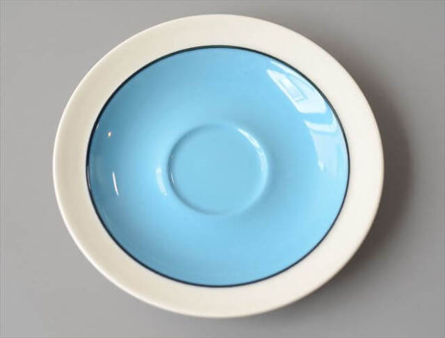 ARABIA アラビア Harlekin Turquoise カップ&ソーサー ハレキン Inkeri Leivo 北欧食器 フィンランド ヴィンテージ_260616