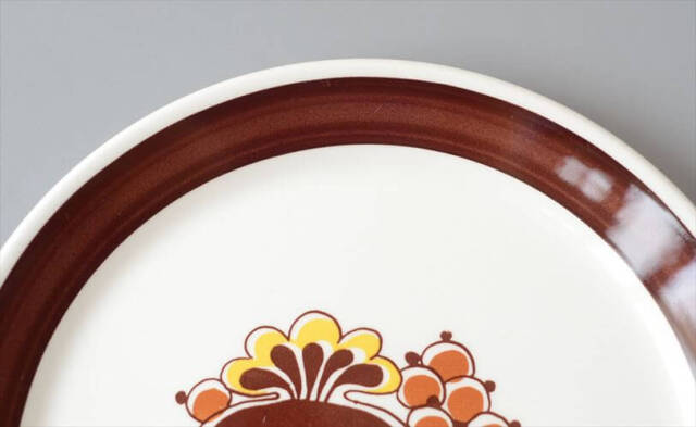 ノルウェー製 Stavangerflint August 18cm プレート お皿 スタヴァンゲルフリント オーガスト 北欧 食器 ヴィンテージ アンティーク