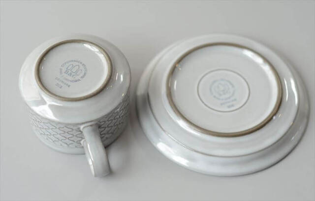 デンマーク製 クイストゴー コーディアル コーヒーカップ&ソーサー cordial B&G Nissen J.H.Quistgaard 北欧 ヴィンテージ_260708