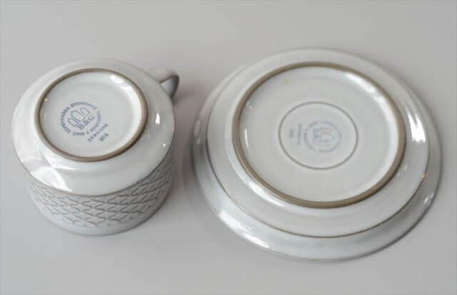 デンマーク製 クイストゴー コーディアル コーヒーカップ&ソーサー cordial B&G Nissen J.H.Quistgaard 北欧 ヴィンテージ_260708