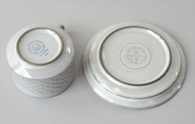 デンマーク製 クイストゴー コーディアル コーヒーカップ&ソーサー cordial B&G Nissen J.H.Quistgaard 北欧 ヴィンテージ_260708