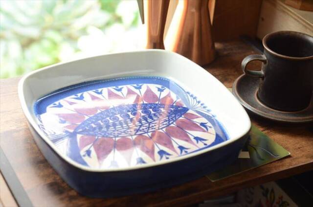 Royal Copenhagen Tenera スクエアトレー 23cm プレート Beth Breyen
