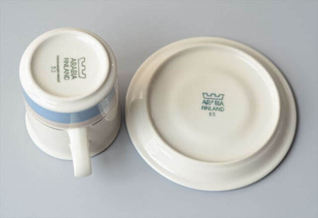 ARABIA アラビア Uhtua コーヒーカップ＆ソーサー ウートゥア ウフトゥア 北欧食器 フィンランド ヴィンテージ_260825