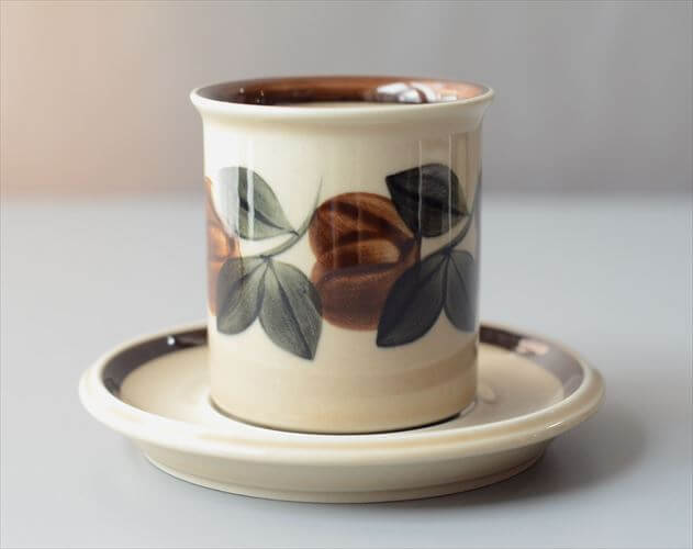 ARABIA アラビア Ruija コーヒーカップ＆ソーサー ルイージャ 北欧食器 フィンランド 陶器 北欧 ヴィンテージ _260825