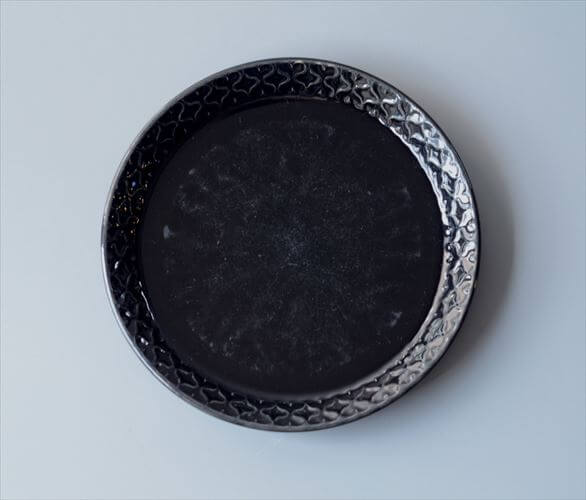デンマーク製 クイストゴー Cordial Palet ブラック コーディアル 16.5cm プレート B&G J.H.Quistgaard 北欧 ヴィンテージ_260826