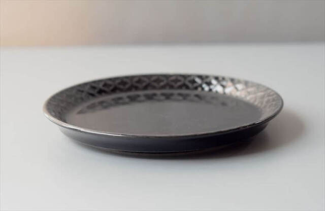 デンマーク製 クイストゴー Cordial Palet ブラック コーディアル 16.5cm プレート B&G J.H.Quistgaard 北欧 ヴィンテージ_260826