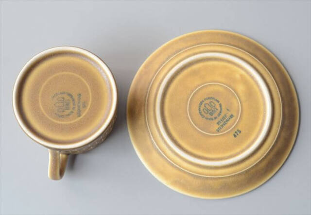デンマーク製 クイストゴー レリーフ カップ&ソーサー relief B&G Bing & Grondahl J.H.Quistgaard 北欧ヴィンテージ_260918