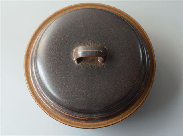 ARABIA アラビア Ruska 大きめ 蓋つきボウル キャセロール 23cm ココット型 ルスカ 北欧 食器 フィンランド ヴィンテージ_261007