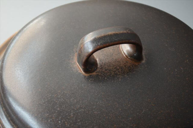 ARABIA アラビア Ruska 大きめ 蓋つきボウル キャセロール 23cm ココット型 ルスカ 北欧 食器 フィンランド ヴィンテージ_261007