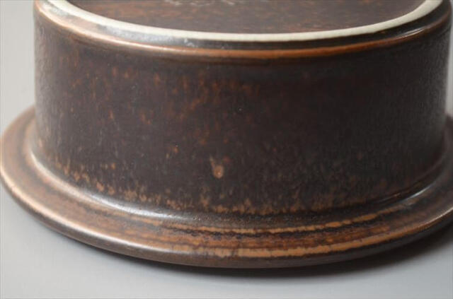 ARABIA アラビア Ruska ボウル 13cm ココット型 ルスカ 北欧 食器 フィンランド 陶器 ヴィンテージ アンティーク_261007