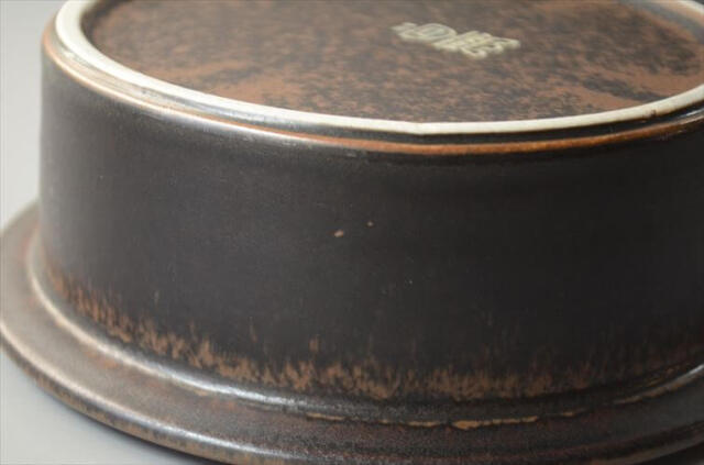 ARABIA アラビア Ruska ボウル 18cm ココット型 ルスカ 北欧 食器 フィンランド 陶器 ヴィンテージ アンティーク_261007